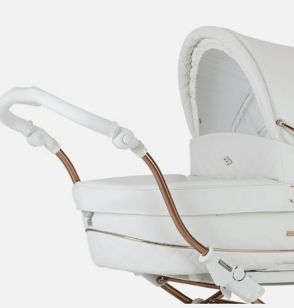 Bebecar Stylo Class White Rose - 3 in 1 Travel System Free Car Seat  Bebecar   