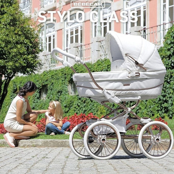 Bebecar Stylo Class White Rose 3 in 1 Travel System - New 2025 Range Bebecar