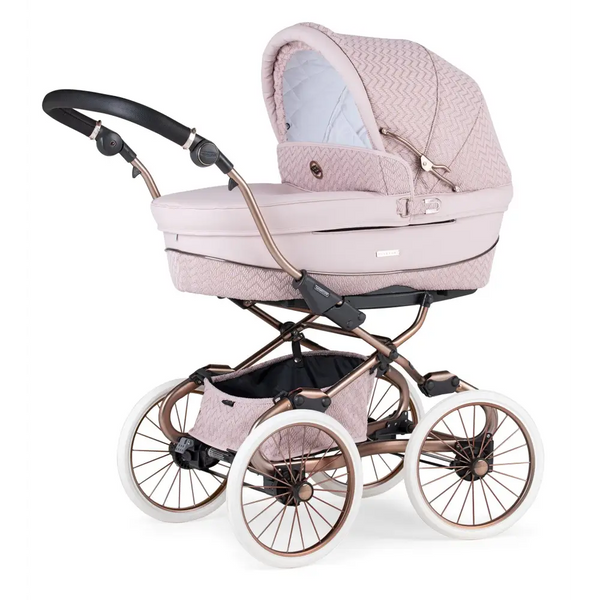 Bebecar Stylo Woven Pink 3 in 1 Travel System - New 2025 Prive Range Bebecar