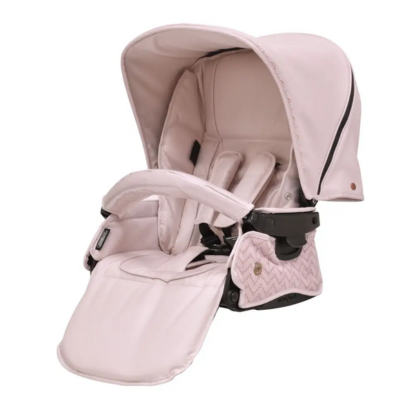 Bebecar Stylo Woven Pink 3 in 1 Travel System - New 2025 Prive Range Bebecar