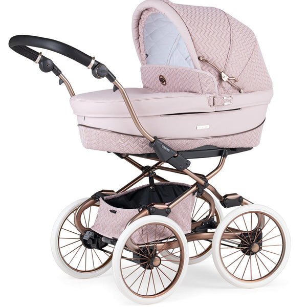 Bebecar Stylo Woven Pink 3 in 1 Travel System - New 2025 Prive Range Bebecar