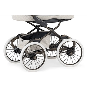 Bebecar Stylo Woven White 3 in 1 Travel System - New 2025 Prive Range Bebecar