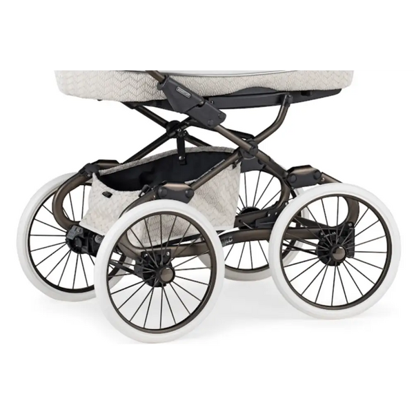 Bebecar Stylo Woven White 3 in 1 Travel System - New 2025 Prive Range Bebecar