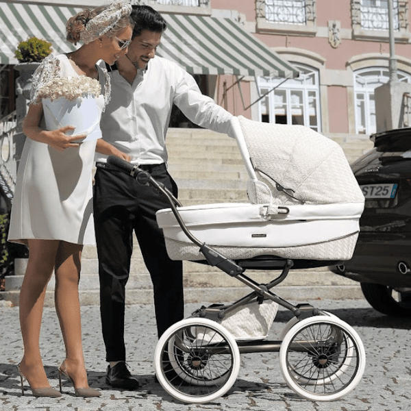 Bebecar Stylo Woven White 3 in 1 Travel System - New 2025 Prive Range Bebecar