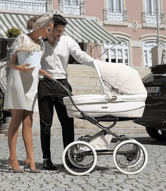 Bebecar Stylo Woven White 3 in 1 Travel System - New 2025 Prive Range Bebecar