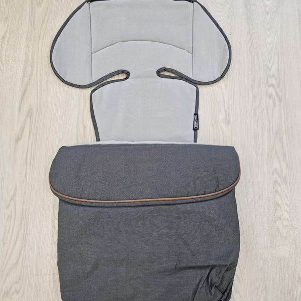 Bebecar Universal Footmuff N853 – Dark Grey/Brown (Clearance) Baby Boutique UK