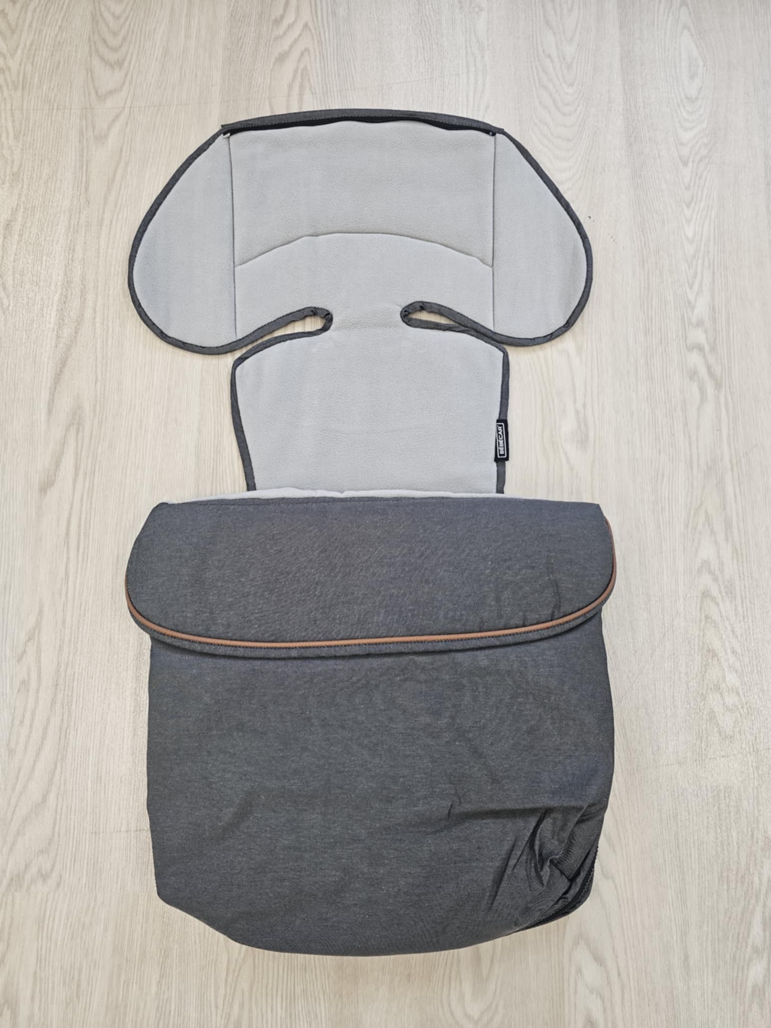 Bebecar Universal Footmuff N853 – Dark Grey/Brown (Clearance) Baby Boutique UK