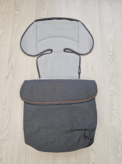 Bebecar Universal Footmuff N853 – Dark Grey/Brown (Clearance) Baby Boutique UK