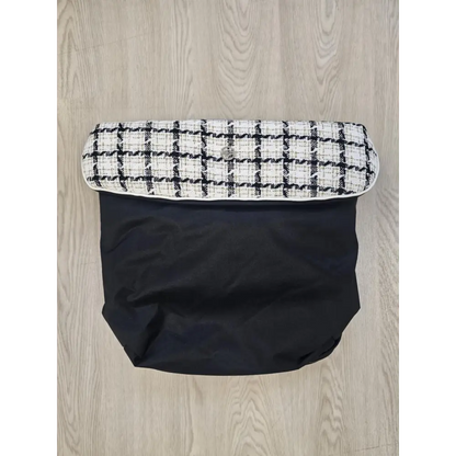 Bebecar Universal Footmuff P284 – Black/Gold Check (Clearance) Baby Boutique UK