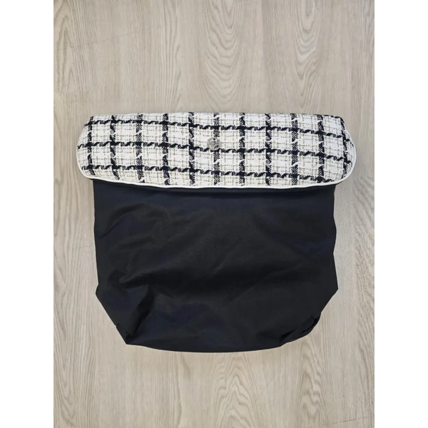 Bebecar Universal Footmuff P284 – Black/Gold Check (Clearance) Baby Boutique UK