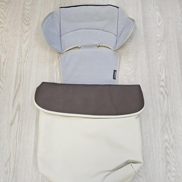 Bebecar Universal Footmuff SP750 – Cream Leatherette (Clearance) Bebecar