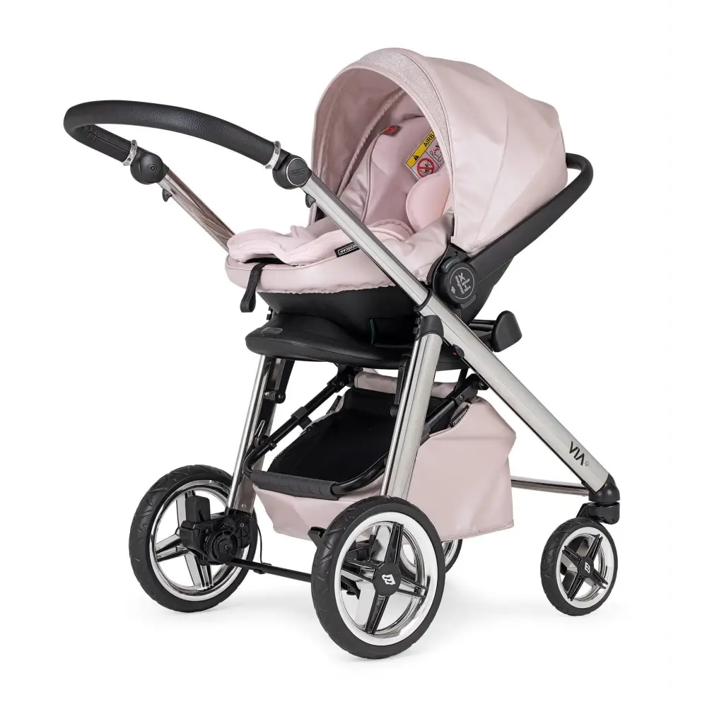Bebecar Via+ Prive 2024 - Rose Glitter Pram  Bebecar   