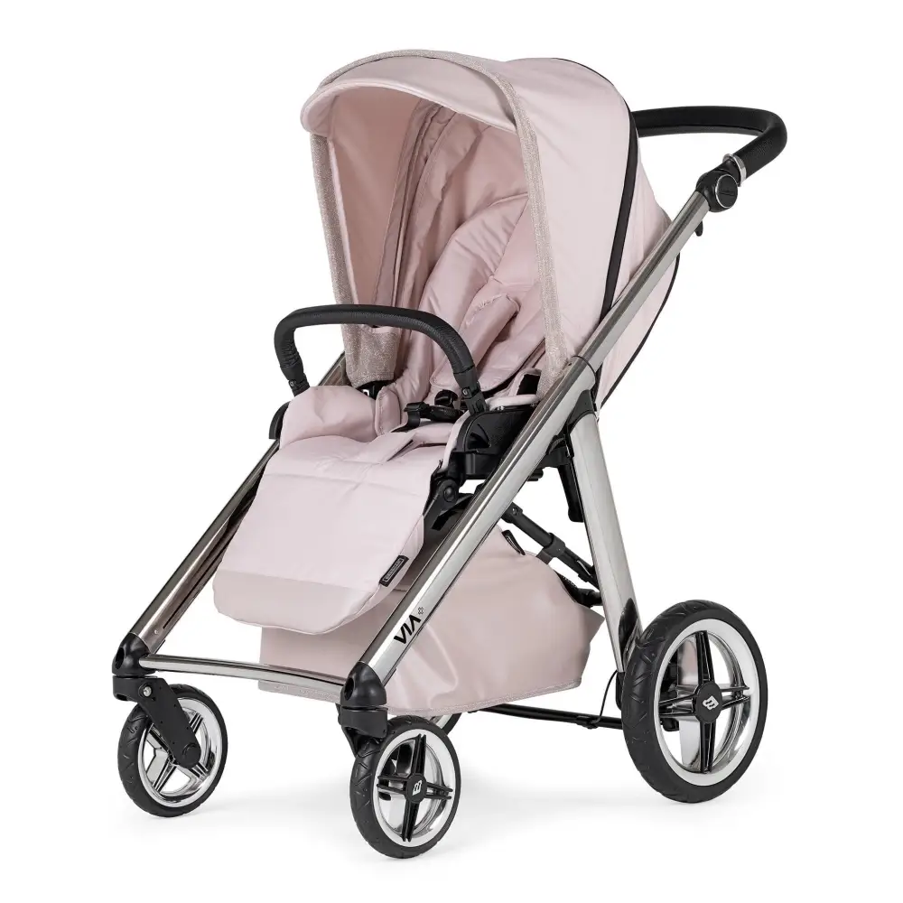 Bebecar Via+ Prive 2024 - Rose Glitter Pram  Bebecar   