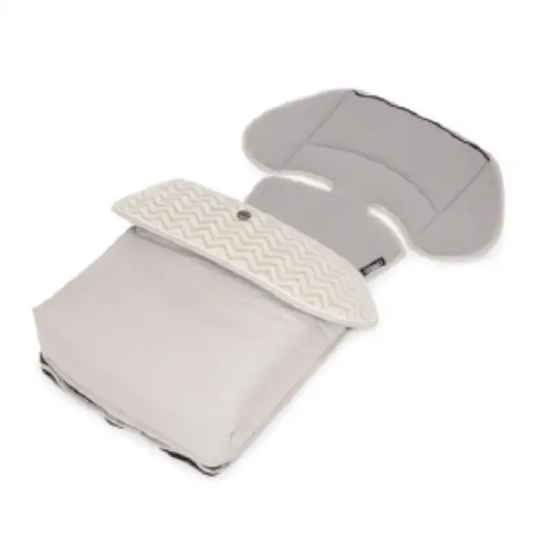 Bebecar Woven White Prive Footmuff Bebecar