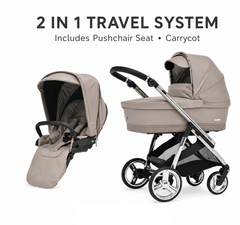 Bebecar Mini Pop 2 in 1 Travel System - Truffle