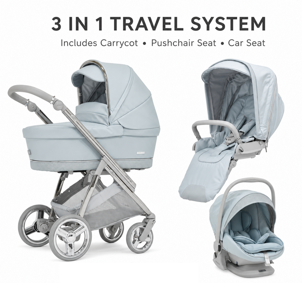 Bebecar Mini Pop 3 in 1 Travel System - Celestine
