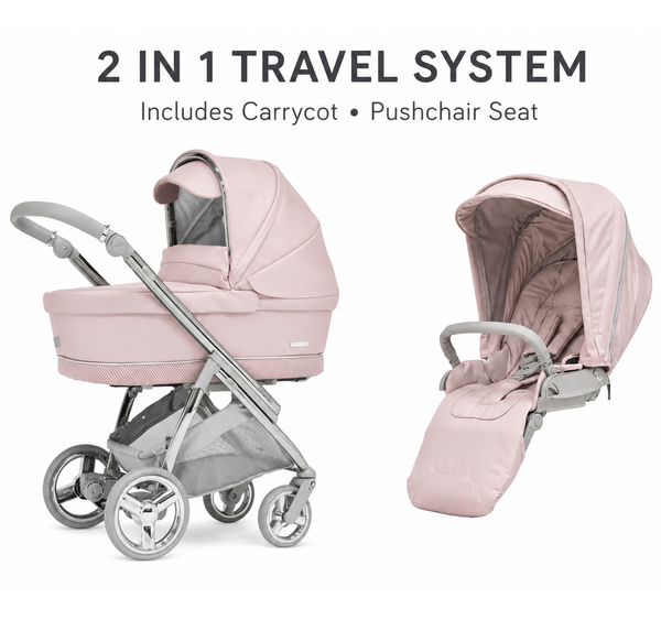 Bebecar Mini Pop 2 in 1 Travel System - Roselle