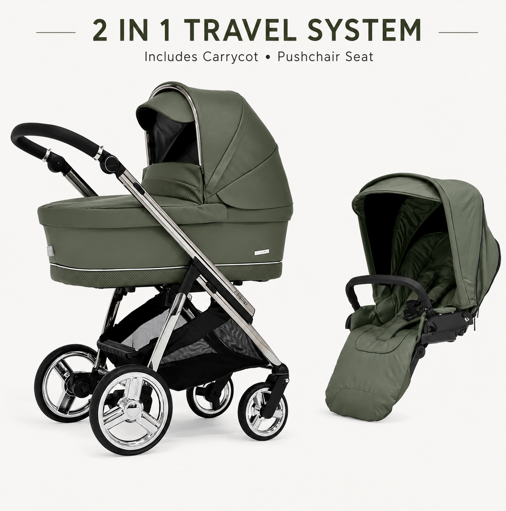 Bebecar Mini Pop 2 in 1 Travel System - Sorrel
