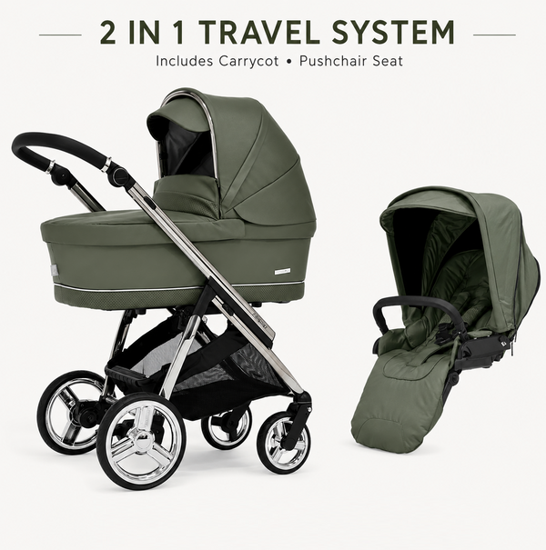 Bebecar Mini Pop 2 in 1 Travel System - Sorrel