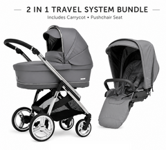 Bebecar Mini Pop 2 in 1 Travel System - Peppercorn