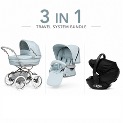 Bébécar Stylo Class Celestine 3 in 1 Travel System with Aurea Car Seat - 2026 Specials Range