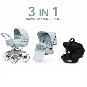 Bébécar Stylo Class Celestine 3 in 1 Travel System with Aurea Car Seat - 2026 Specials Range