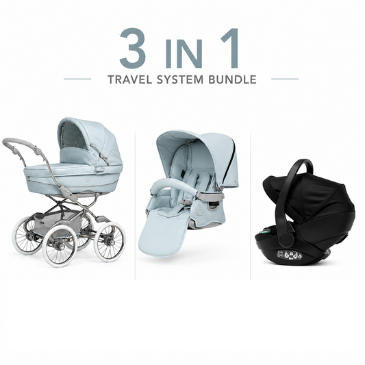 Bébécar Stylo Class Celestine 3 in 1 Travel System with Aurea Car Seat - 2026 Specials Range