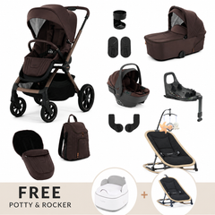 BabyStyle Oyster Vee 4 in 1 Travel System – Chocolate