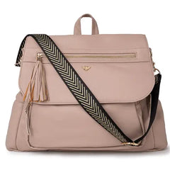 Bizzi Growin Vegan Leather Lilli Changing Bag - Frappe