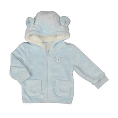 Blue Fleece Baby Jacket General rock a bye baby