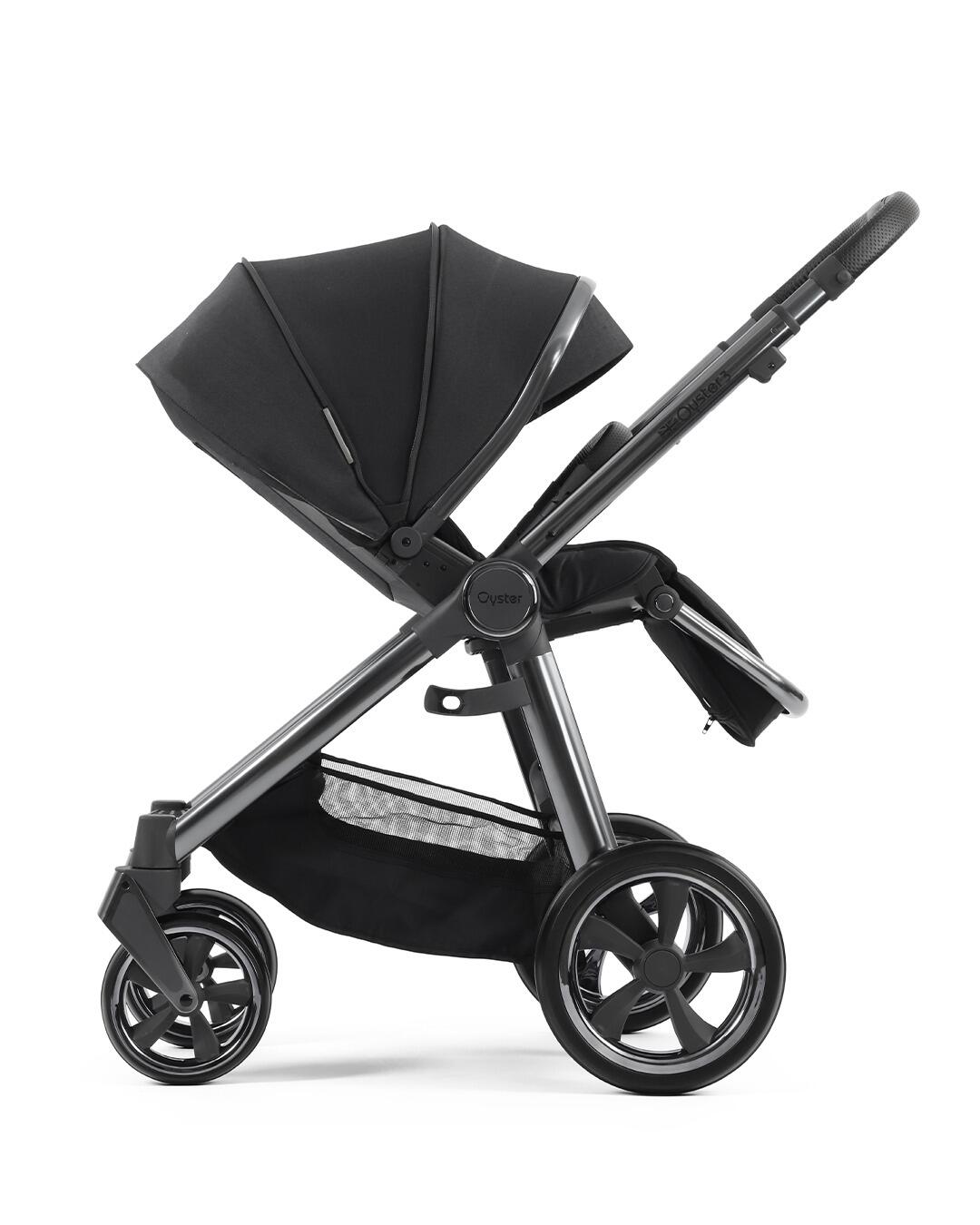 BabyStyle Oyster 3 Carbonite Grey pushchair-7