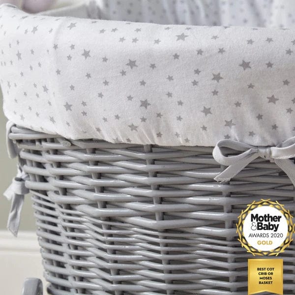 Clair De Lune Bedside Crib - Grey  Clair De Lune   