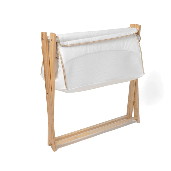 Clair De Lune Cream Organic Folding Crib in Cream  Clair De Lune   