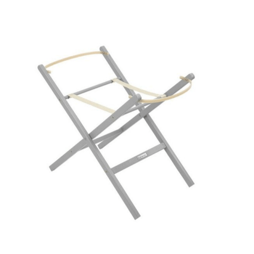 Clair De Lune Folding Grey Moses Basket Stand  Clair De Lune   