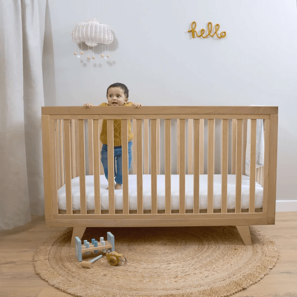 Clair De Lune Oak Cot Bed  Clair De Lune   