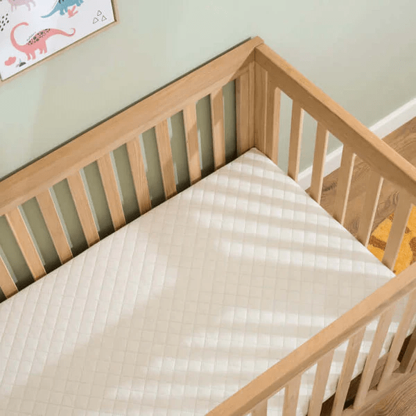 Clair De Lune Oak Cot Bed Baby Boutique UK