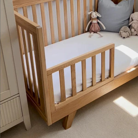 Clair De Lune Oak Cot Bed - Toddler Extension Kit  Clair De Lune   