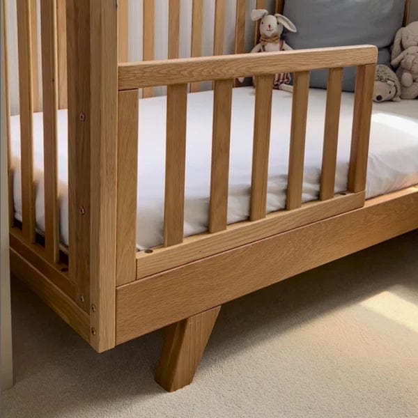 Clair De Lune Oak Cot Bed - Toddler Extension Kit  Clair De Lune   