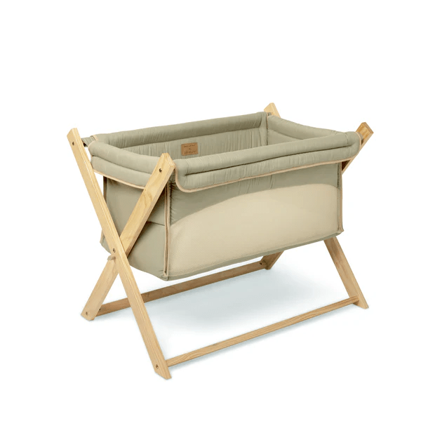 Clair De Lune Organic Folding Crib in Sage  Clair De Lune   