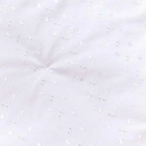 Clair De Lune White Broderie Anglaise Moses Basket  Clair De Lune   