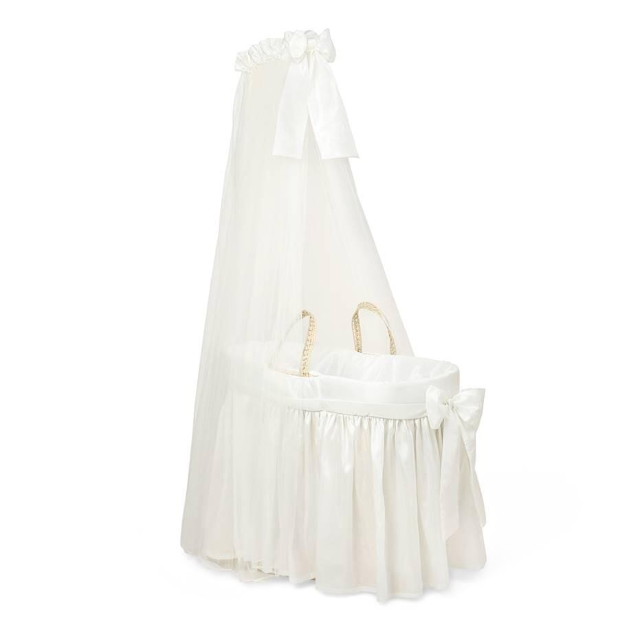 Clair De Lune Windsor Heritage Moses Basket & Stand  Clair De Lune   