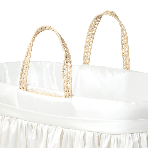 Clair De Lune Windsor Heritage Moses Basket & Stand  Clair De Lune   