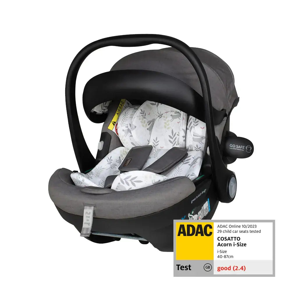Cosatto Acorn 2 i-Size 0+ Car Seat –Bobtail | Infant Carrier