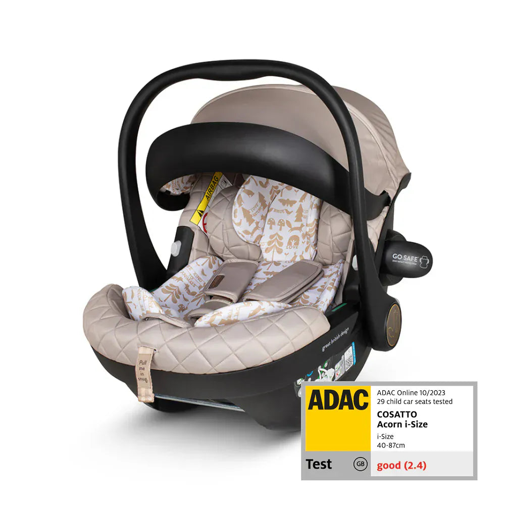 Cosatto Acorn 2 i-Size 0+ Car Seat – Whisper | Infant Carrier Cosatto