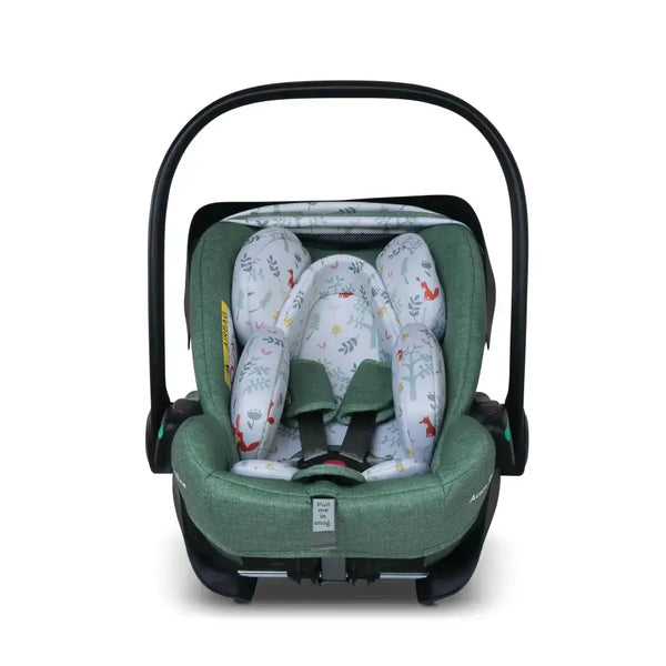 Cosatto Acorn Recline i-Size 0+ Car Seat – Meadow | Reclining Infant Seat from Birth (40–87cm)