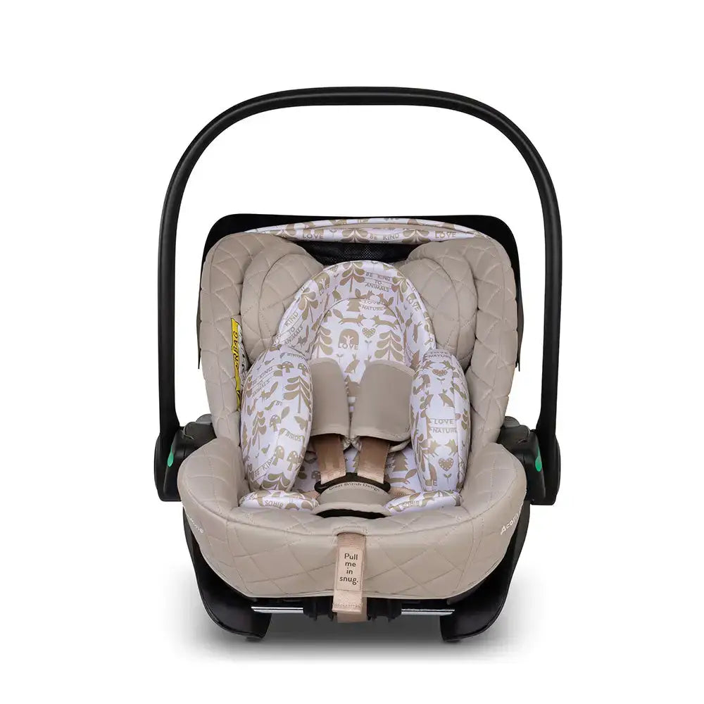 Cosatto Acorn Recline i-Size 0+ Car Seat – Whisper | Reclining Infant Seat from Birth (40–87cm)