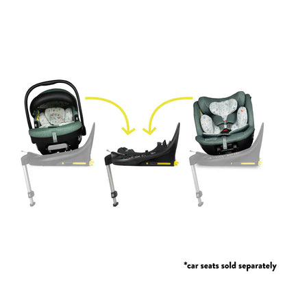 Cosatto Acorn 2 Rotating Family ISOFIX Base – Compatible with Acorn 2 i-Size & All Stages 360 Car Seats Cosatto