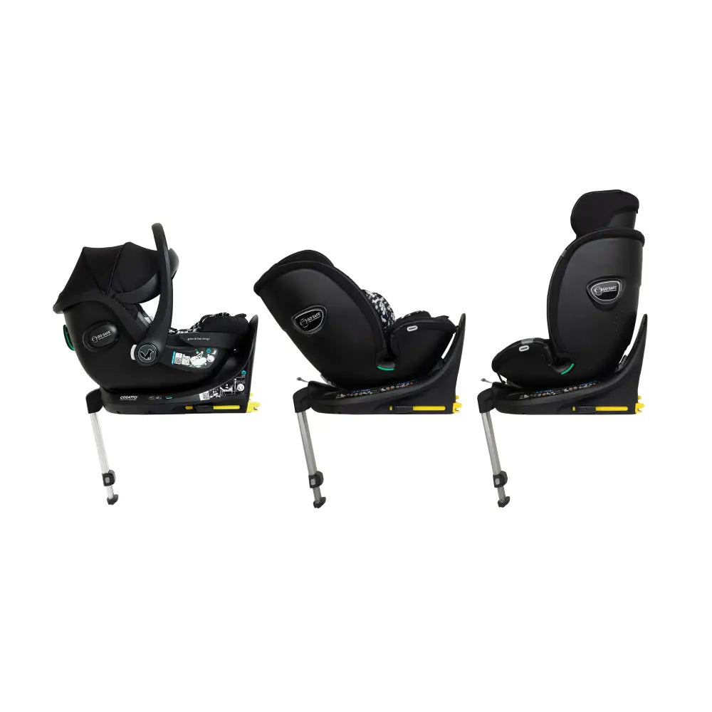 Cosatto Acorn i-Size Rotating Family Bundle - Silhouette