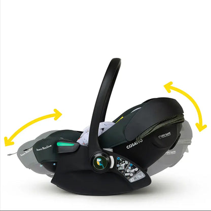 Cosatto Acorn Recline i-Size 0+ Car Seat – Bureau | Reclining Infant Seat from Birth (40–87cm)