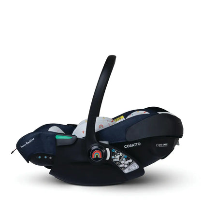 Cosatto Acorn Recline i-Size 0+ Car Seat – Doodle Days | Reclining Infant Seat from Birth (40–87cm)